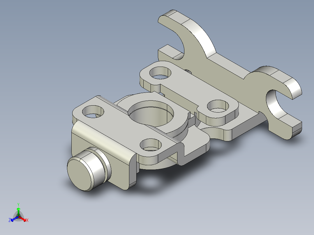 基恩士OP-51698_kc图纸模型正等轴测图