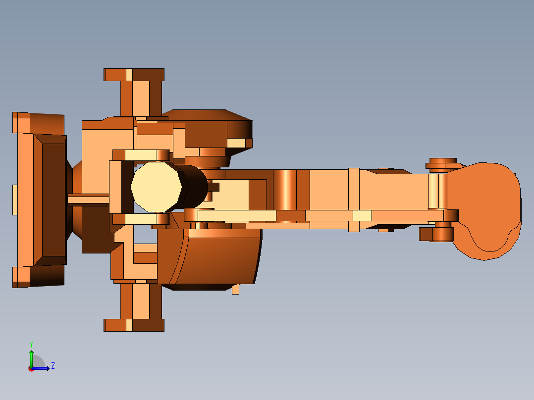 ABB  IRB 4400左视图