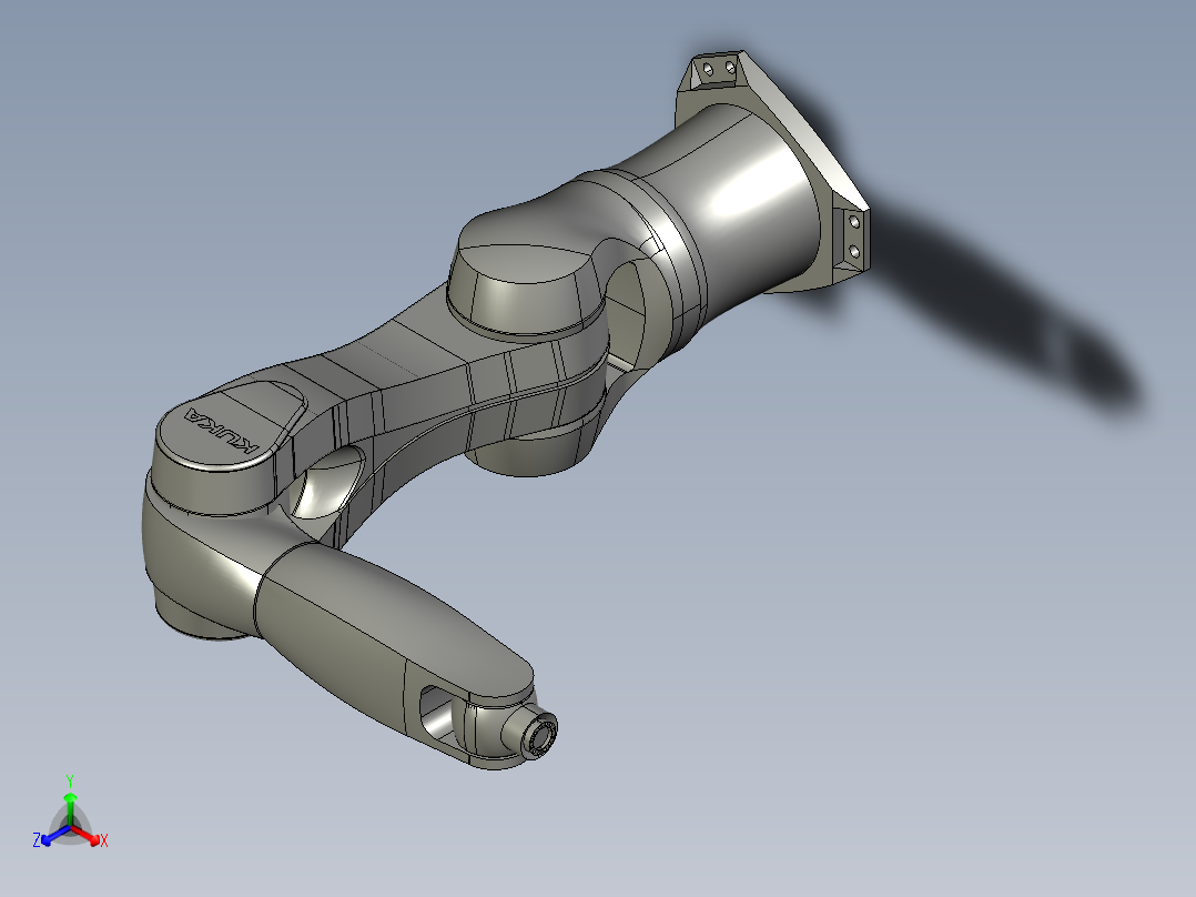 kuka industrial robot主视图
