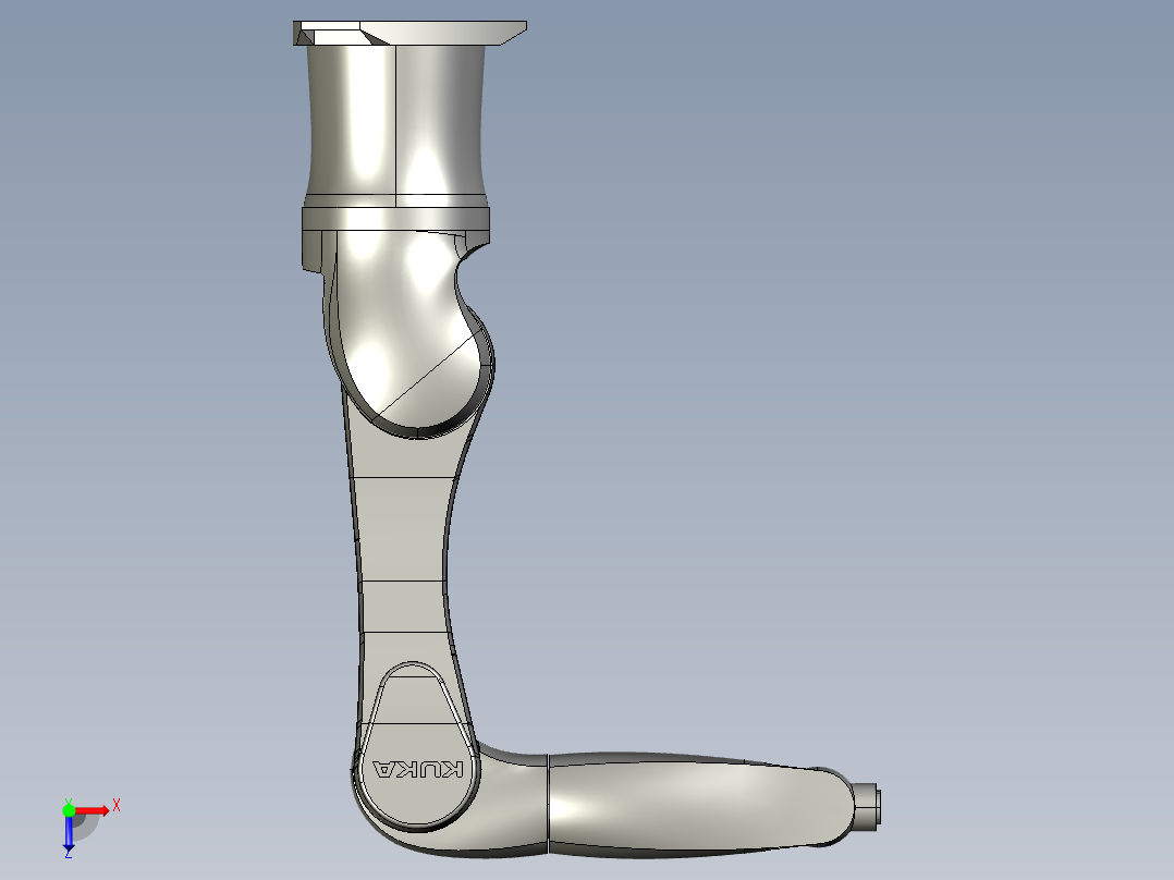kuka industrial robot俯视图