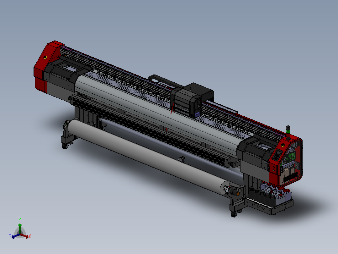 ZY13039 <span style='color: red'>数码</span>喷绘打印机-<span style='color: red'>可</span>打印3<span style='color: red'>米</span>3幅宽