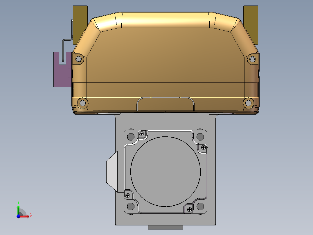 MTH丝杆半封闭模组MTH14-BM-60前视图