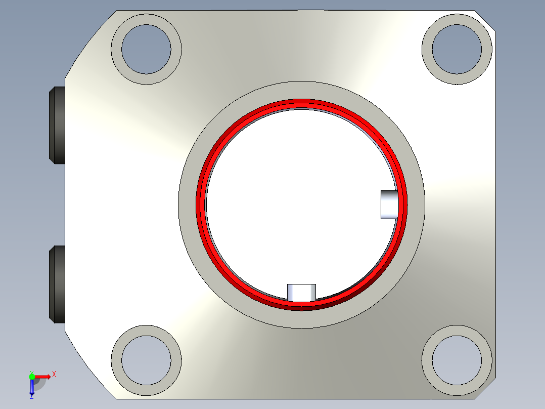KOSMEKLHS1050-CL-F多系列多零件图纸模型俯视图