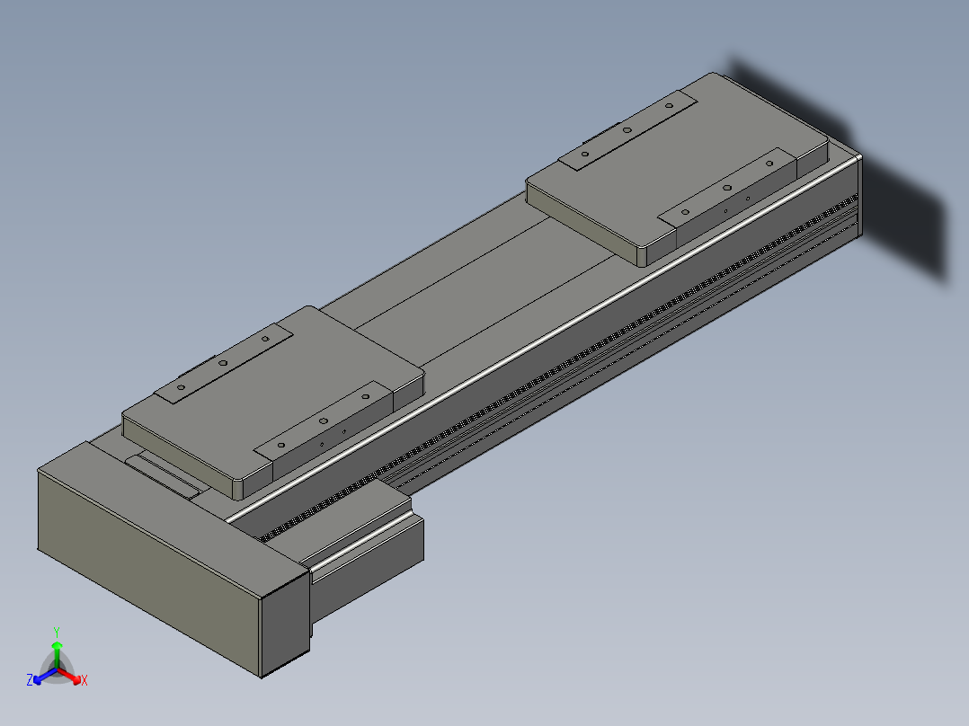 直线模组LHC14-S350-L设计图纸
