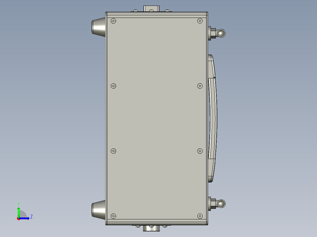 新型尾气换热器 左视图