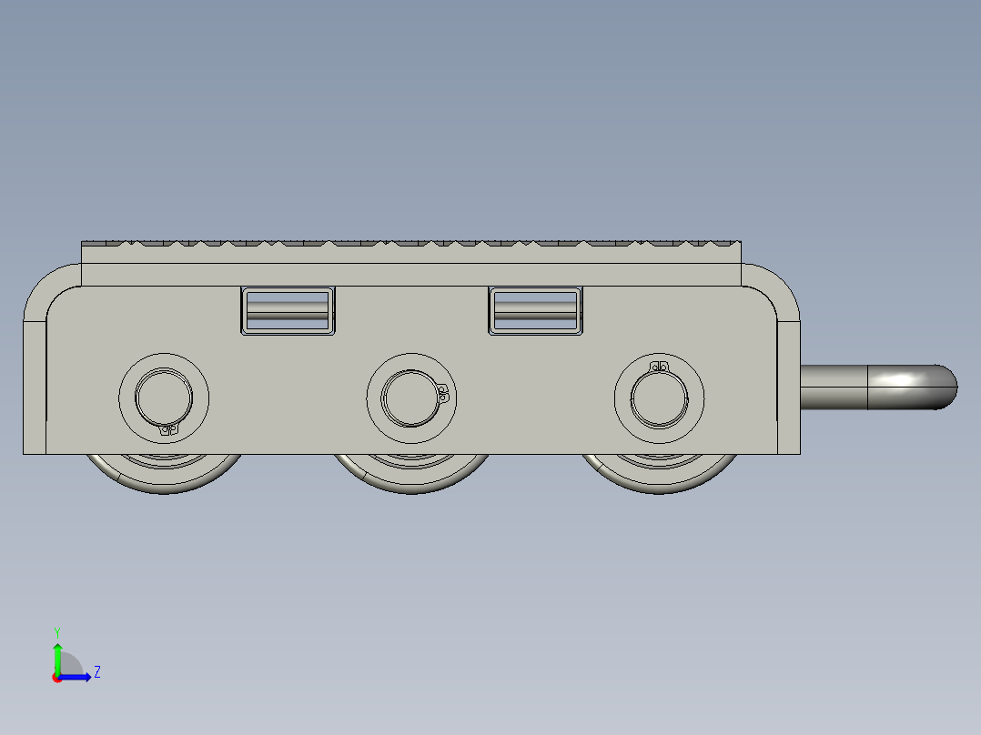32t机器移动冰鞋套装左视图