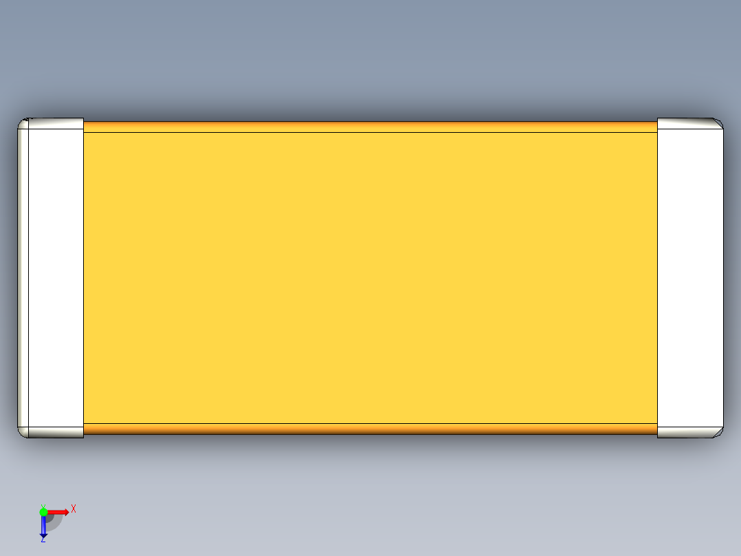元器件3D封装C1206_14538俯视图