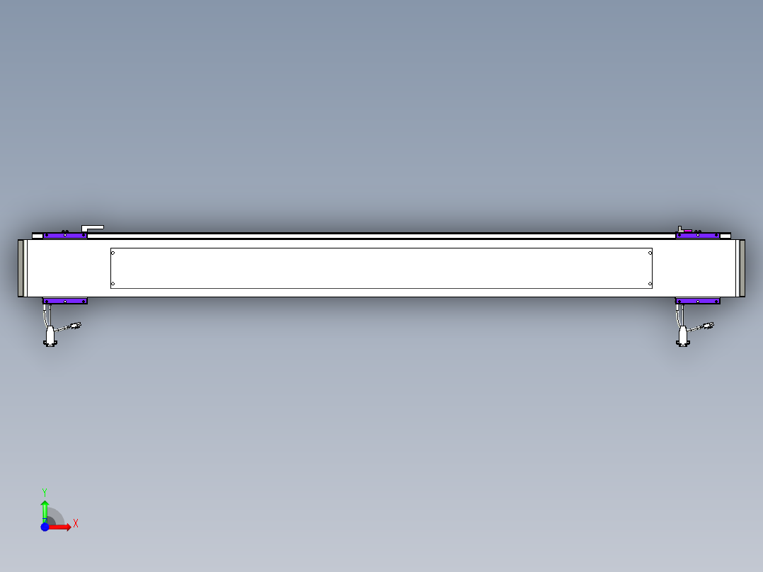 威洛博VL系列3d模型模组2VL14S1Y-S1400前视图