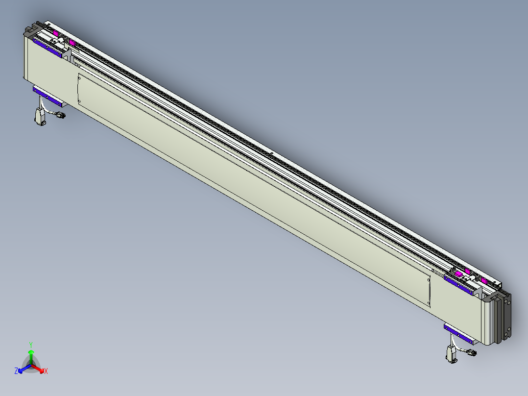 威洛博VL系列3d模型模组2VL14S1Y-S1400正等轴测图