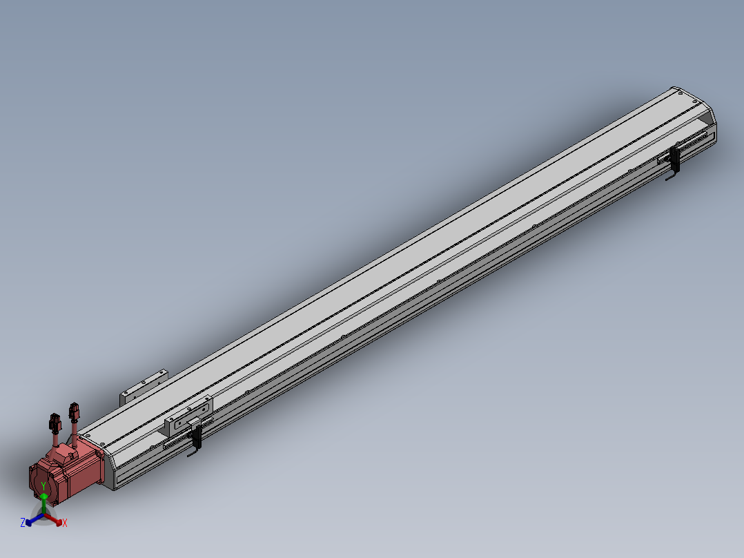 精密模组MY120-T10-1000L-BC-P20B-C4-C正等轴测图