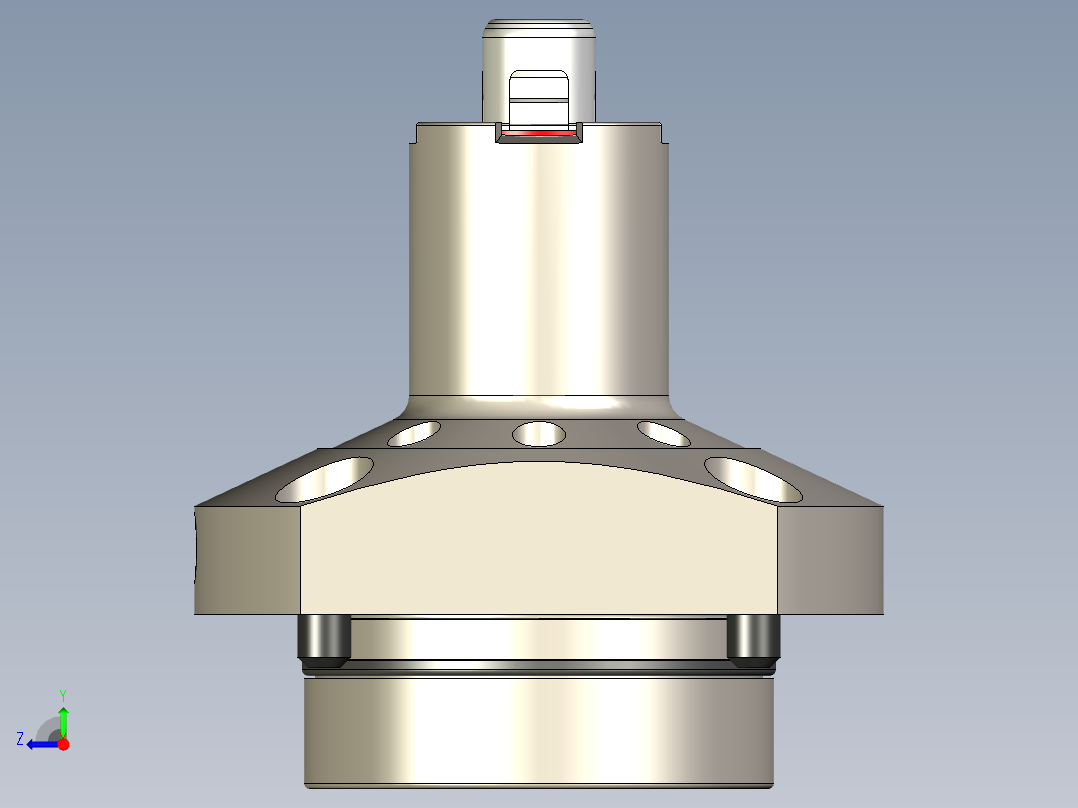 KOSMEKSFA3000-M2N-130-H55多系列多零件图纸模型多系列多零件图纸模型右视图