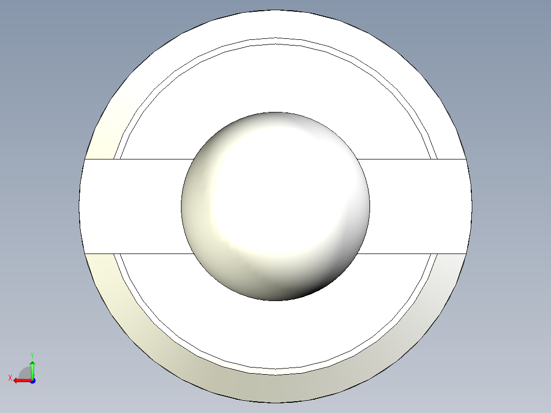 定位柱(輕荷重)(塑膠梢)2206-3D多系列多零件图纸模型后视图