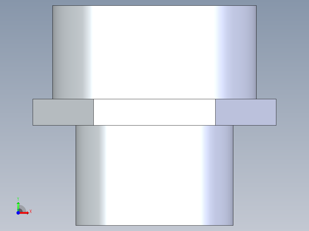 聚氯乙烯配件31-Sch80_PVC-Brass_SPIGxFPT_878-015BR_1.5in前视图