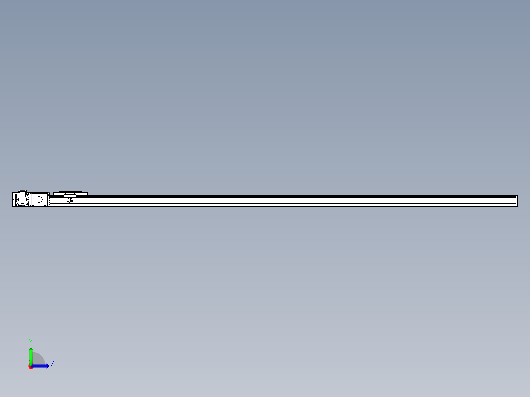 同步带全封闭直线模组TPA-HCB-110D-90-L1850-ML-C-P40-N3左视图