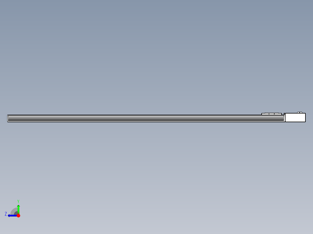 同步带全封闭直线模组TPA-HCB-110D-90-L1850-ML-C-P40-N3右视图