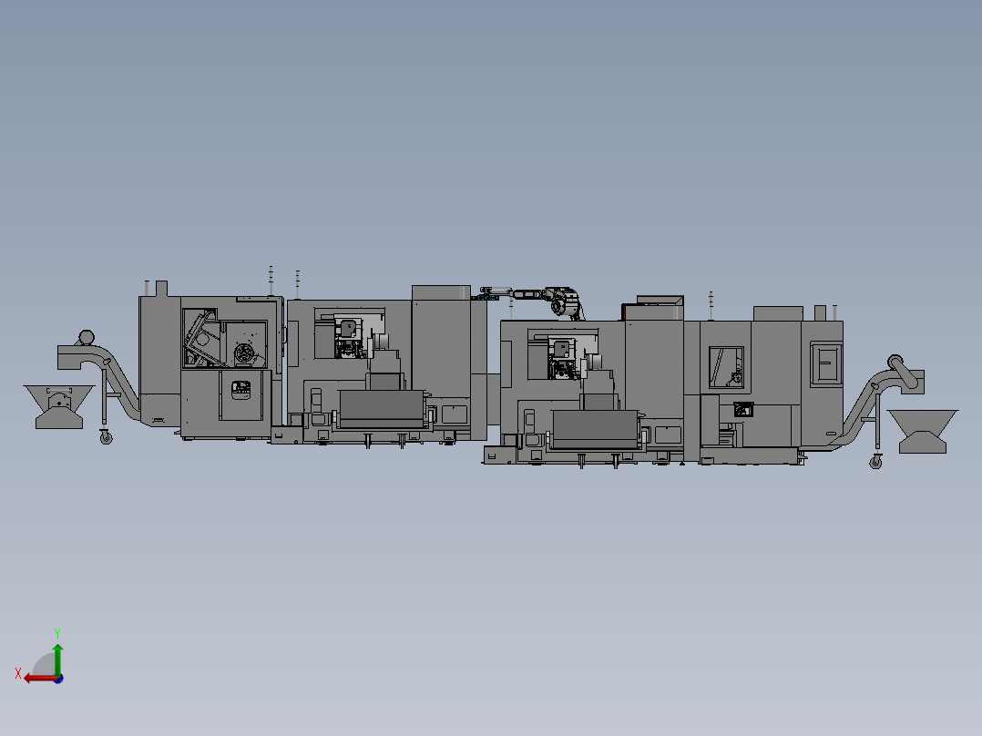 工作站 0钱江机器人+视觉控制柜后视图