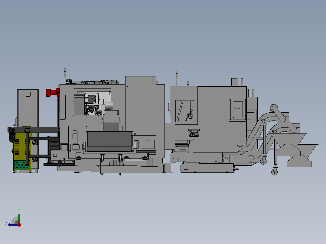 工作站 0钱江机器人+视觉控制柜右视图