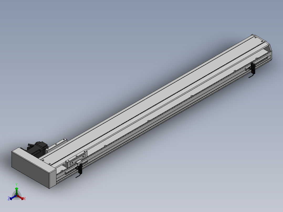 精密模组MY100-T10-800L-BR-P10B-C4-C正等轴测图