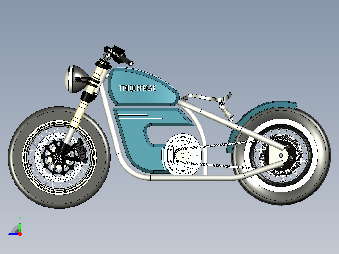 TorqueFreak 电动摩托车--stp右视图