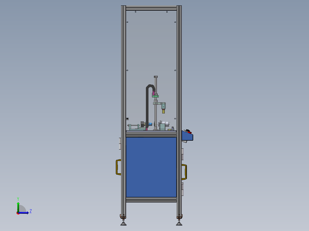 小型电机正反转测试设备sw20可编辑左视图