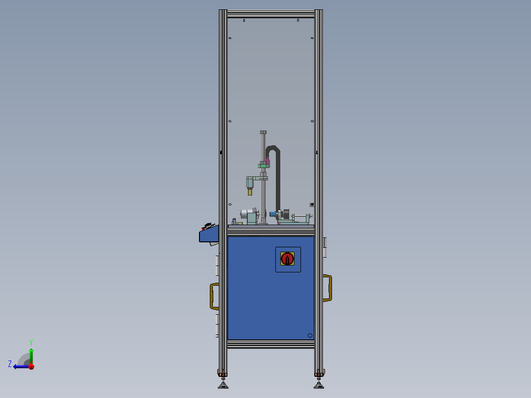 小型电机正反转测试设备sw20可编辑右视图