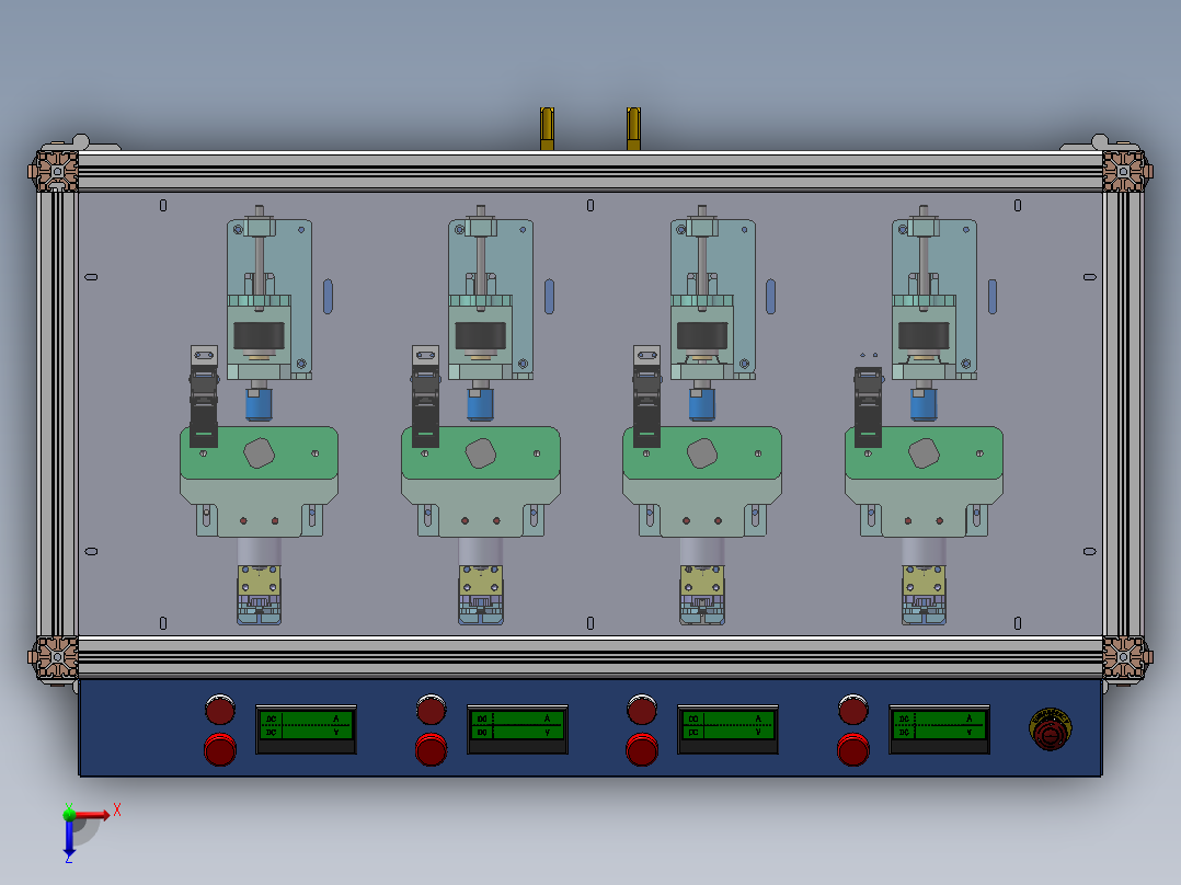 小型电机正反转测试设备sw20可编辑俯视图