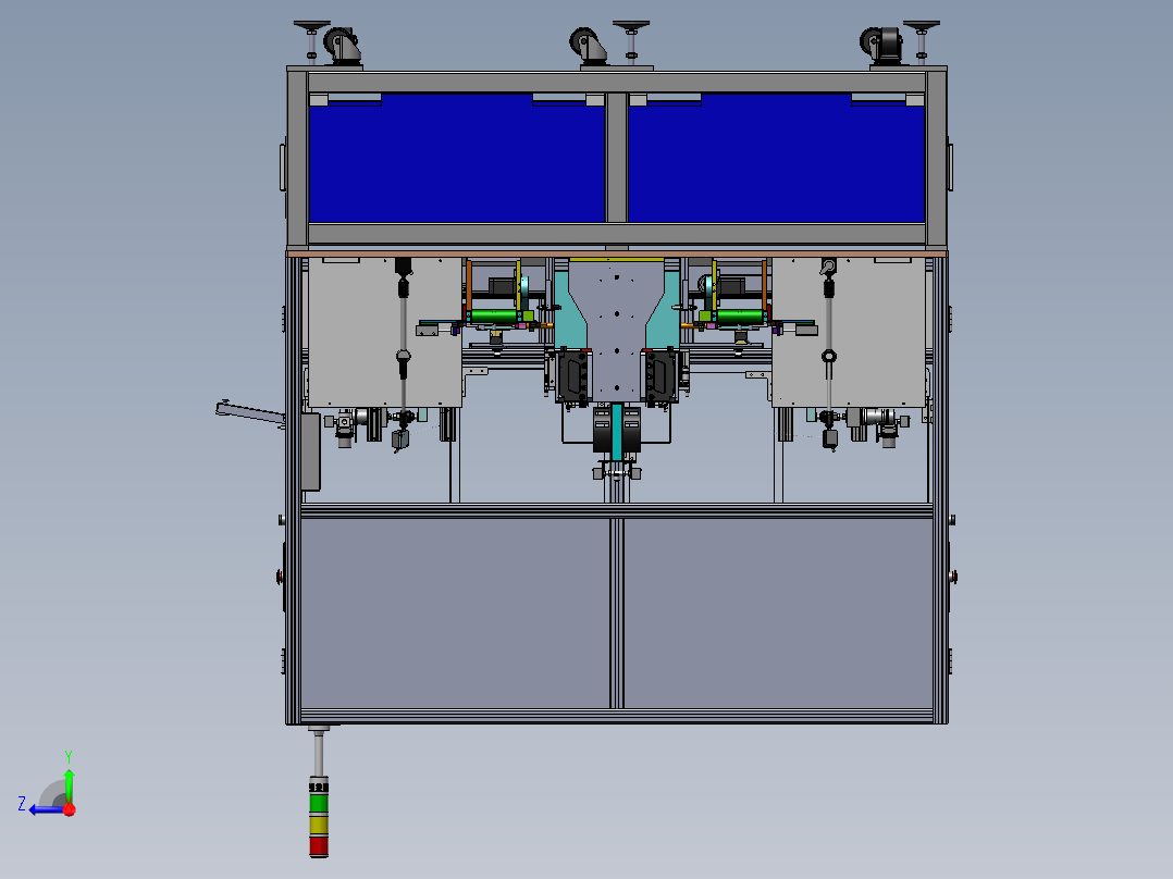 双工位漏液测试机sw18右视图