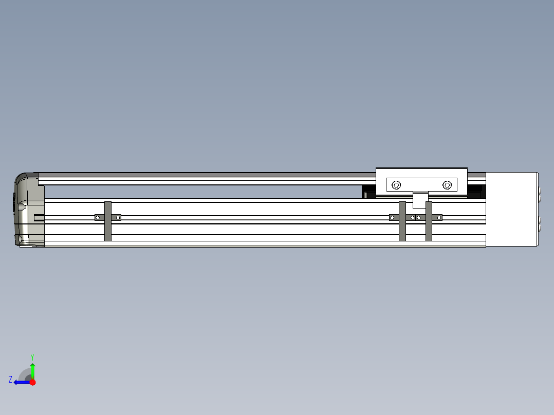 Toyo东佑达直线模组-ETH13-300-BL-400W右视图