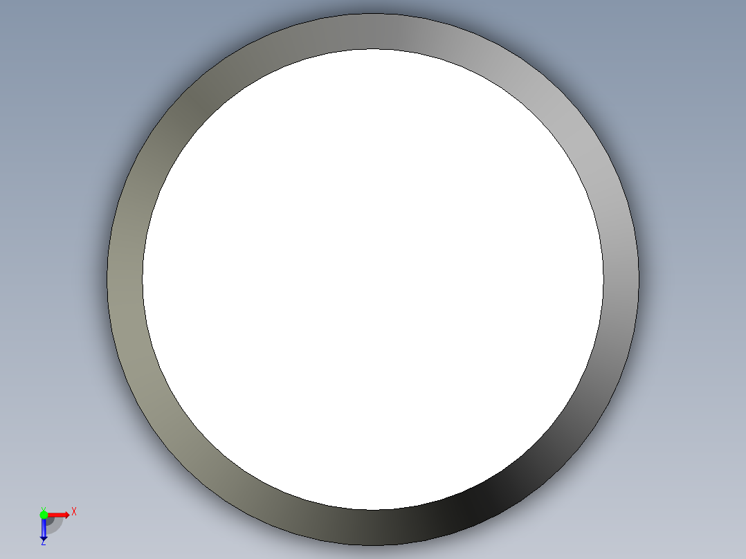 固定梢(有牙) MSTM-3D多系列多零件图纸模型俯视图