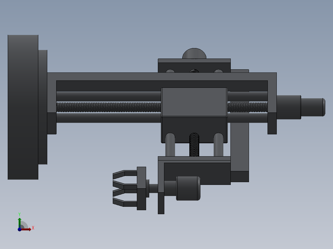 三自由度机械手SolidWorks模型952376==30前视图