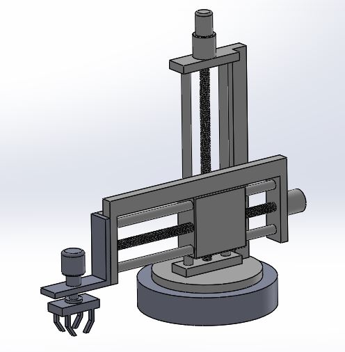 三自由度机械手SolidWorks模型952376==30