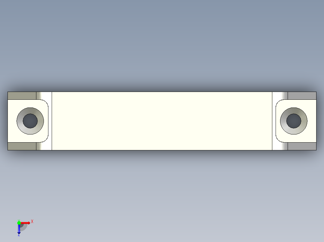 取手(塑膠)M.443-SH-3D多系列多零件图纸模型俯视图