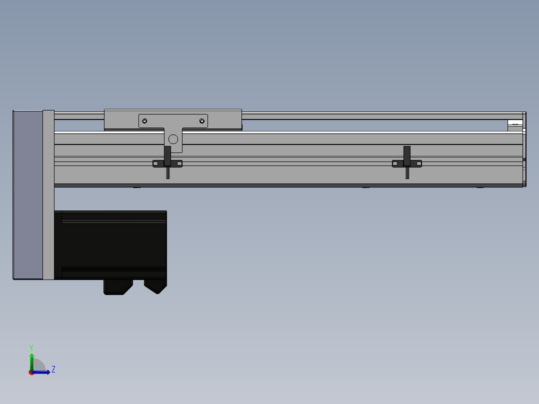 精密模组MY80D-T10-200L-BM-P20B-C4-C左视图