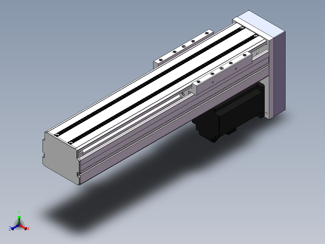 精密模组MY80D-T10-200L-BM-P20B-C4-C正等轴测图