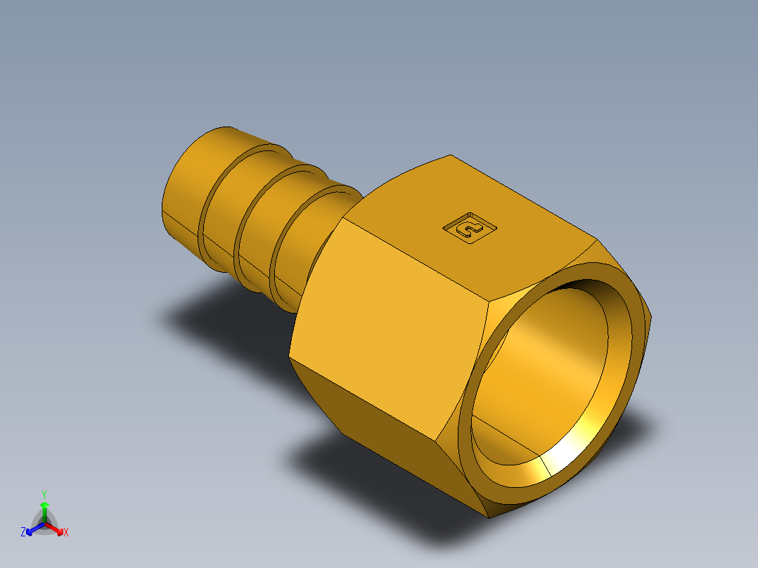 倒齿式工业管接头Hose Barb to Female Pipe 126HBL-8-8