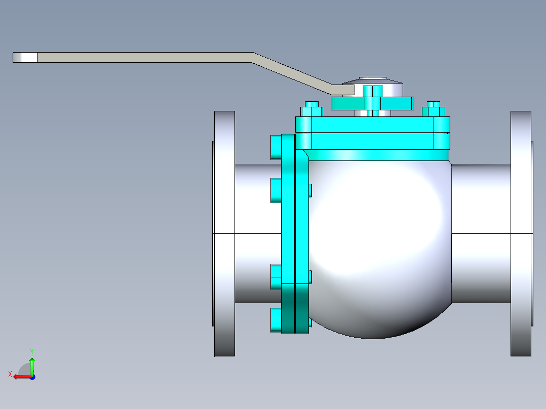 阀门模型-______[125]后视图
