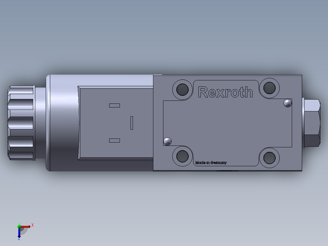 力士乐液压阀-4WE6C6X俯视图