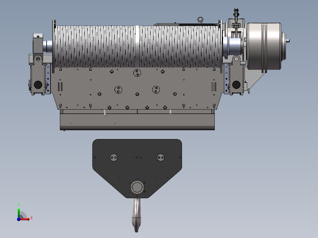 20吨吊钩桥式起重机起重小车