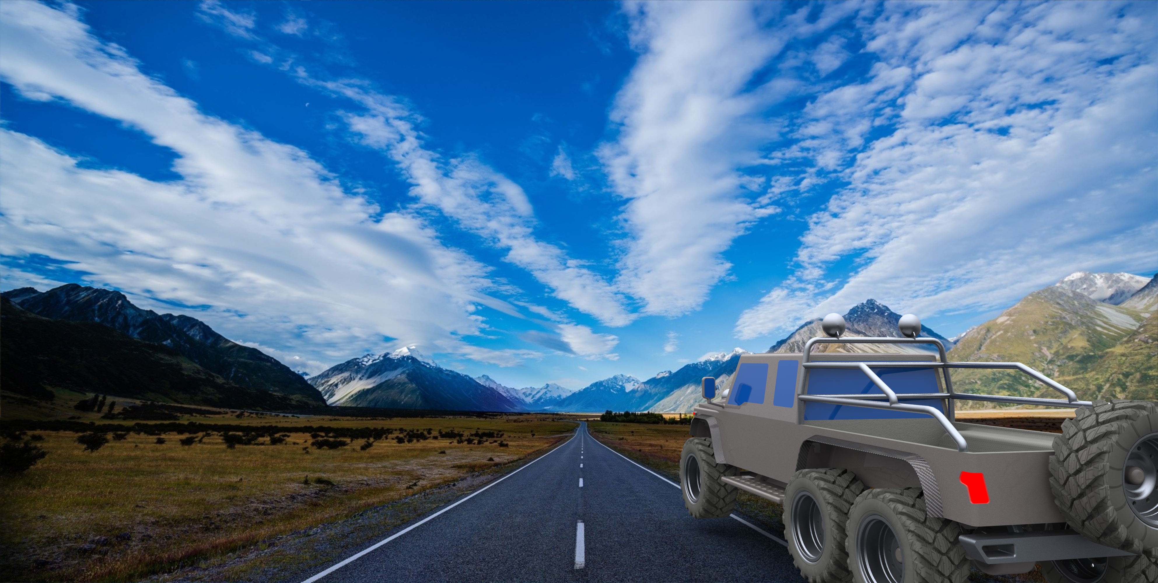 6x6 6轮越野皮卡车