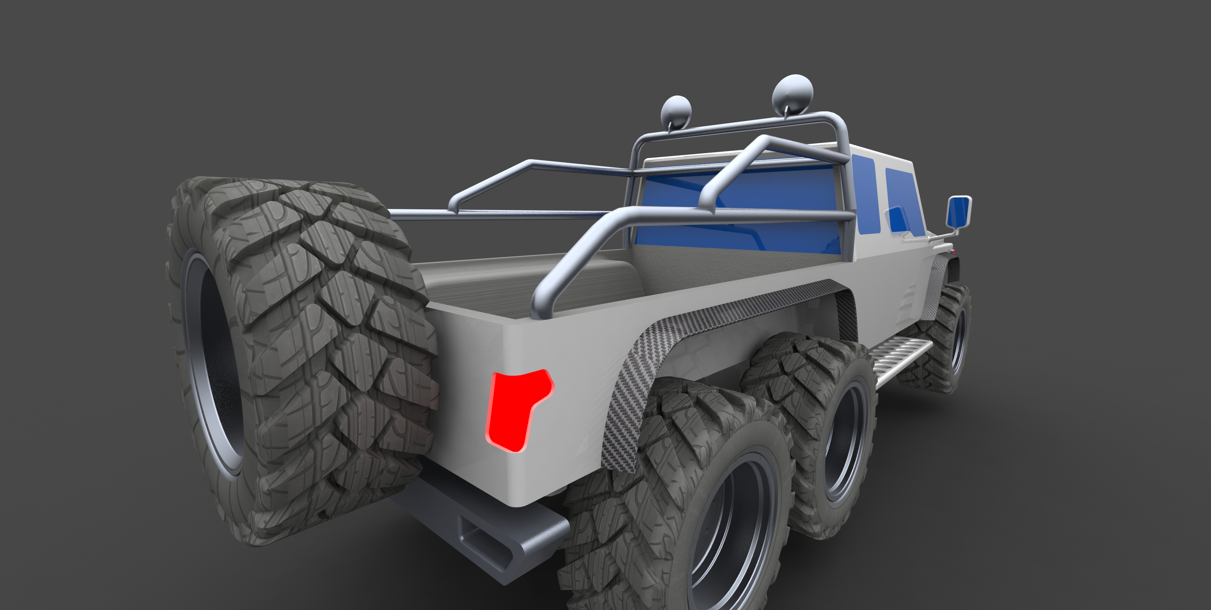 6x6 6轮越野皮卡车