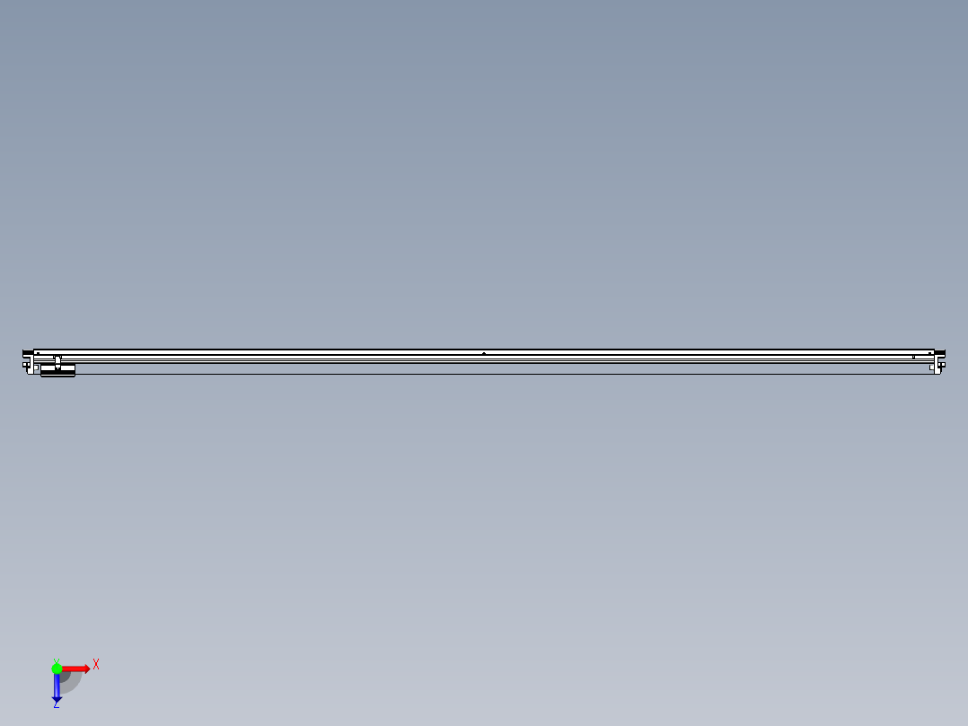 威洛博VL系列3d模型模组VL17E1Y-S2800俯视图