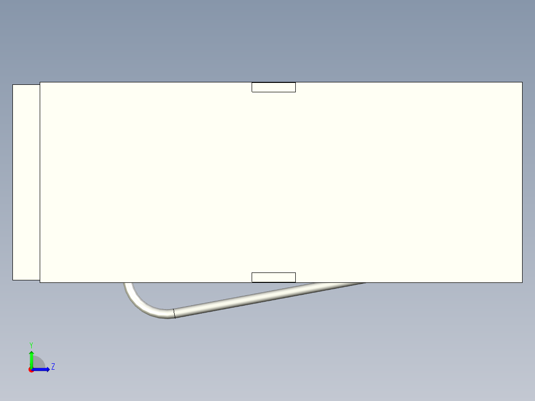 简易电动汽车充电站模型左视图