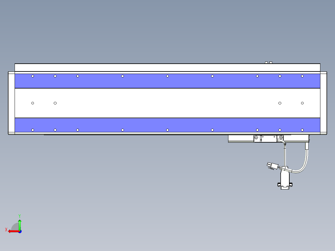 威洛博VL系列3d模型模组VL14S2Y-S450后视图