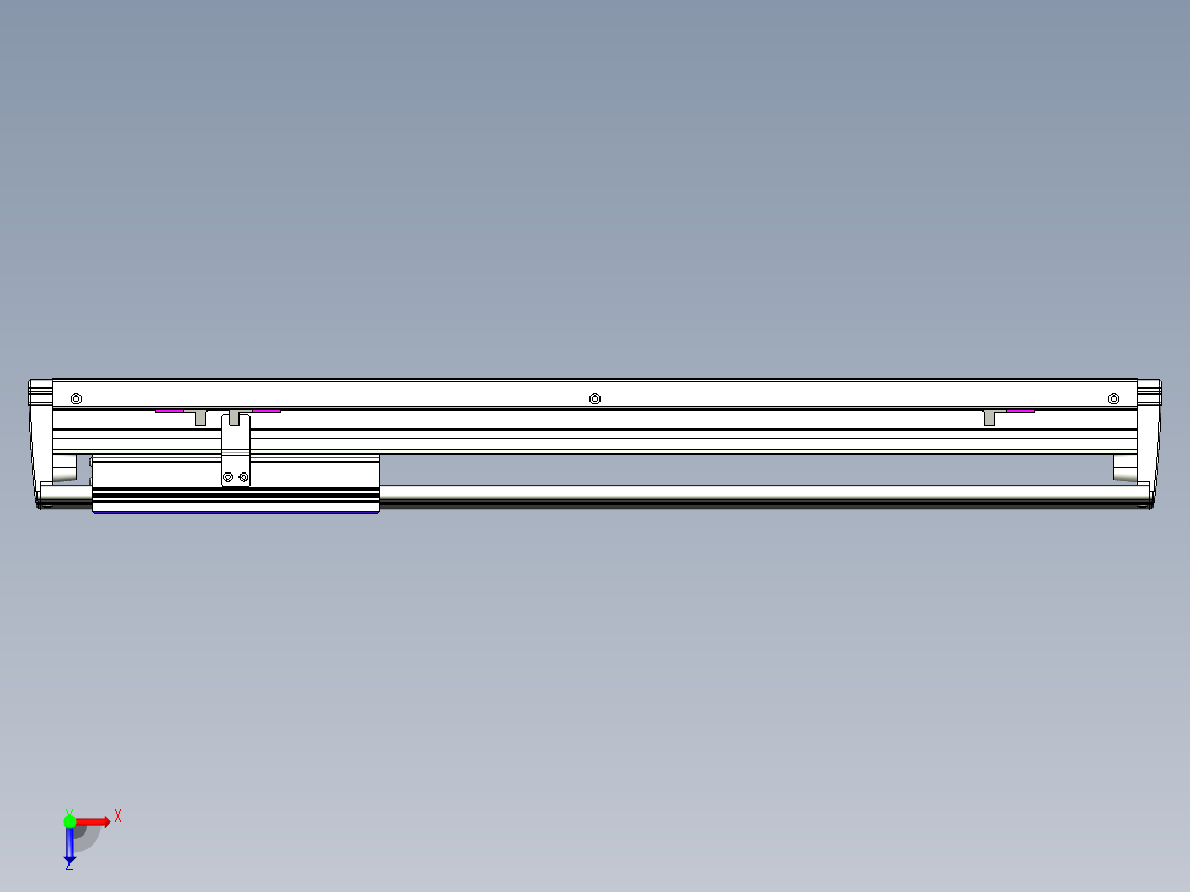 威洛博VL系列3d模型模组VL14S2Y-S450俯视图
