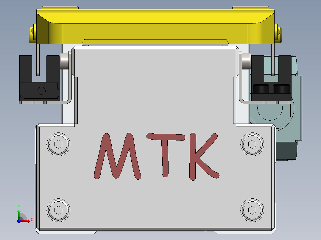 GTH内嵌丝杆全封闭GTH8S-BC-400W前视图