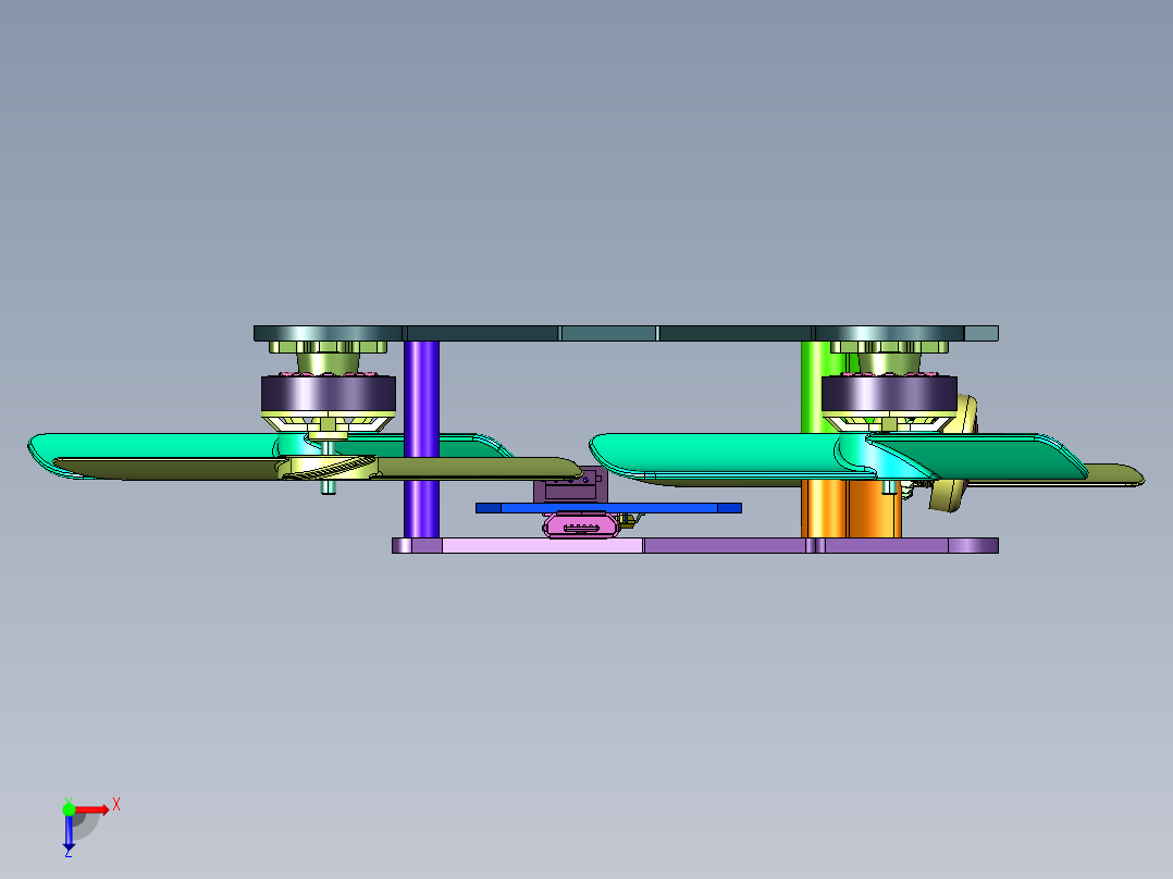 极光HD遥控飞机俯视图