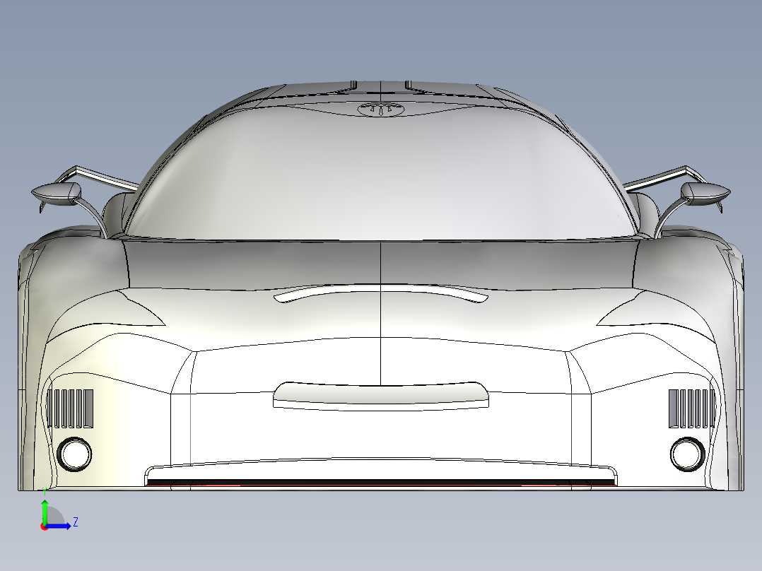 汽车车身 (36)左视图