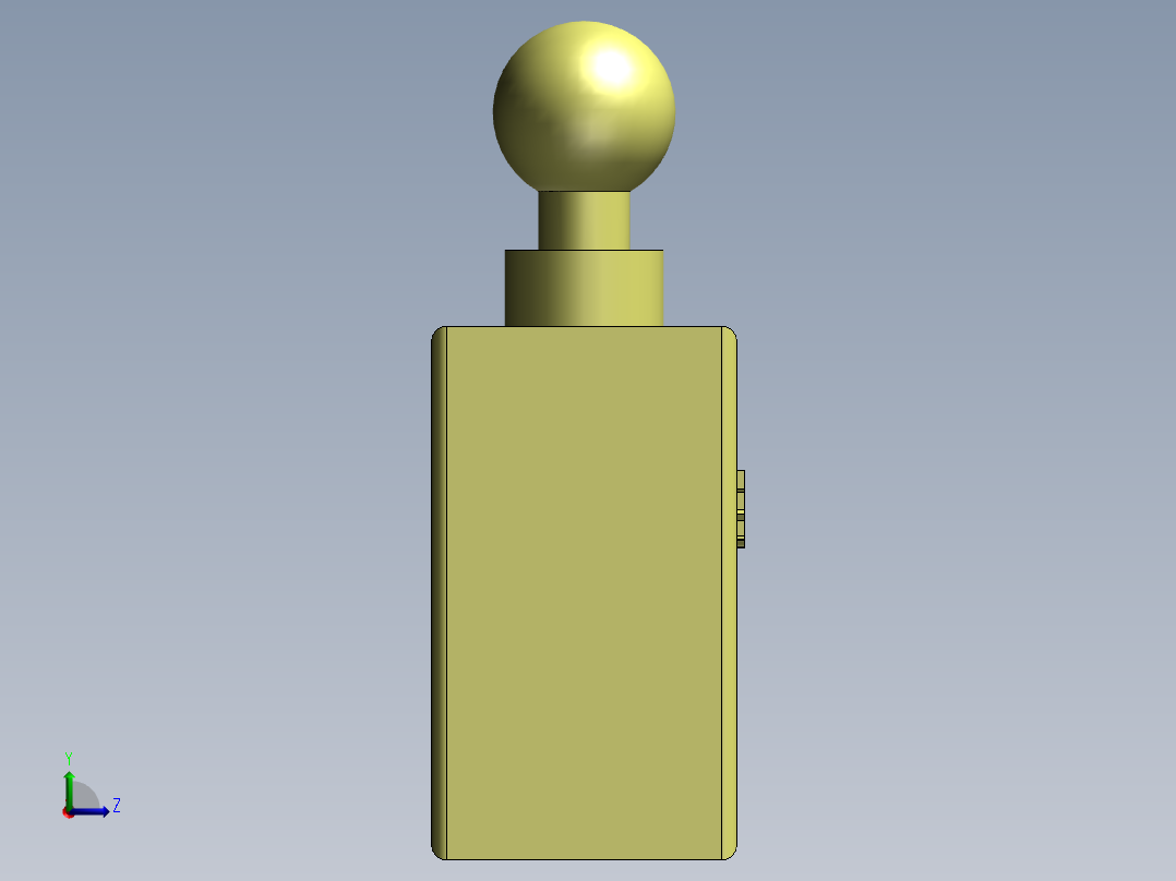 S24 换向开关左视图