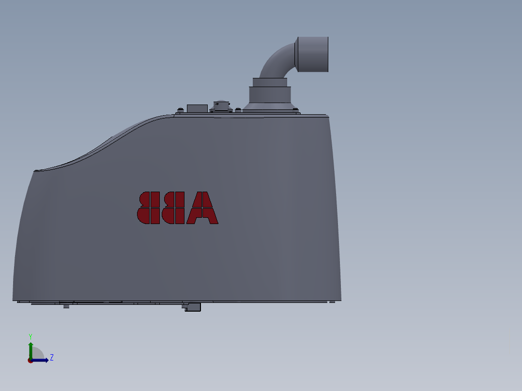 ABB全系列机器人3-3D模型 (19)左视图