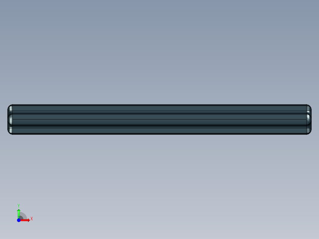 乐高机械组车桥-3706 Black Technic Axle 6.STEP前视图